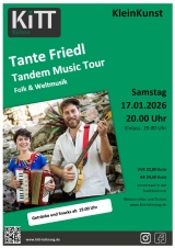 Filmplakat Tante Friedl- World Tandem Tour